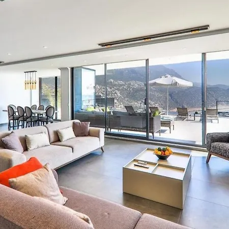 Villa In Kalkan Sleeps 10 Includes Swimming Pool Air Con And Wifi 0 * Kalkan